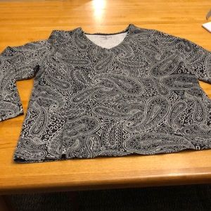 Paisley  long sleeve jersey